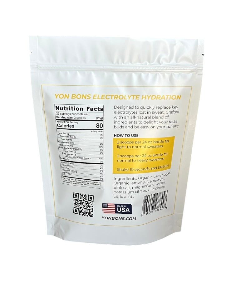 YB Electrolyte Hydration Mix - Lemon flavor